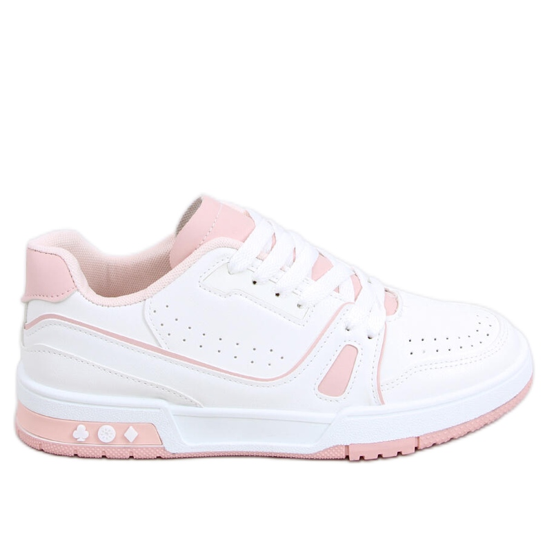 Baskets femme Evans roses blanche