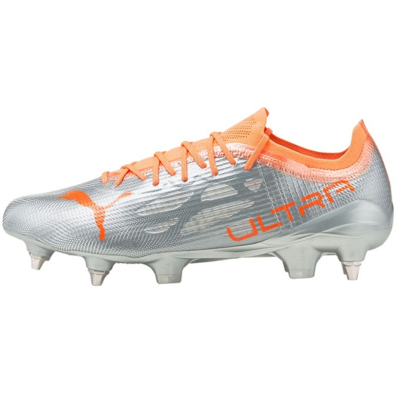 Chaussures de football Puma Ultra 1.4 MxSG M 106718 01 gris argent
