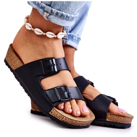 Chaussons Femme Boucles Inblu NM000028 Noir