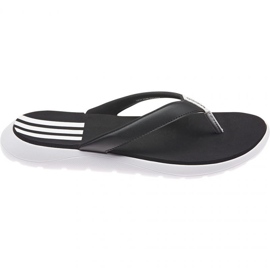 Tongs adidas Comfort Flip Flop W FY8656 blanche le noir Tongs adidas Comfort Flip Flop W FY8656 blanche le noir