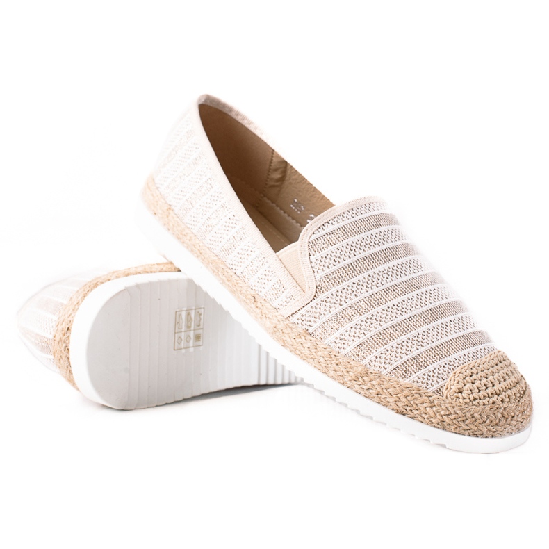 SHELOVET Espadrilles à enfiler beige SHELOVET Espadrilles à enfiler beige