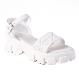 SHELOVET Sandales à la mode blanche