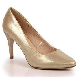 Escarpins stiletto vernis or Sergio Leone d'or Escarpins stiletto vernis or Sergio Leone d'or