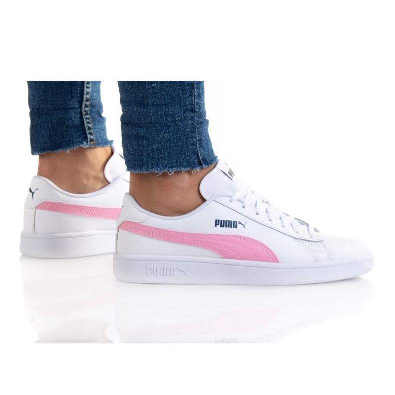 Puma Smash V2 L Jr 365170 35 blanche