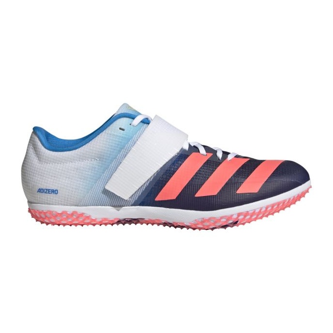 Adidas Adizero Chaussures de saut en hauteur GY0922 blanche le noir rouge bleu