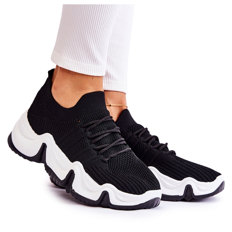 PG1 Baskets à enfiler noires Dayen femme le noir