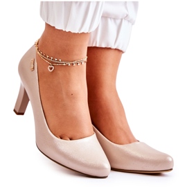 Escarpins Femme Sergio Leone Or Brillant Orsola doré