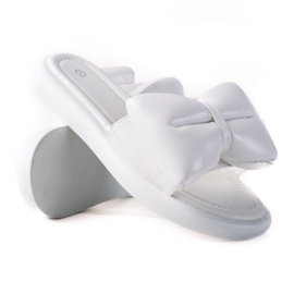 SHELOVET Chaussons à nœud blanc