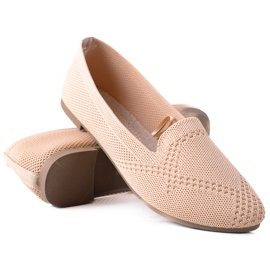 W. Potocki Chaussures ajourées Potocki beige