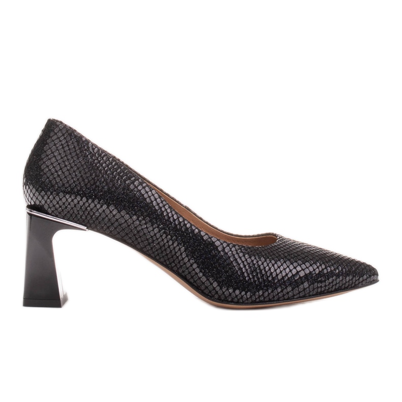 Marco Shoes Escarpins en daim naturel le noir