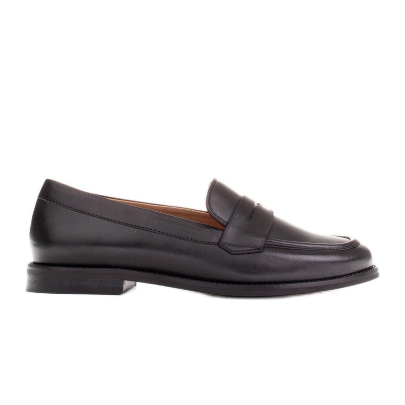 Marco Shoes Mocassins en cuir 2231P-001-1 le noir