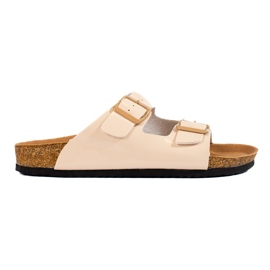 W. Potocki Chaussons Potocki vernis beige W. Potocki Chaussons Potocki vernis beige