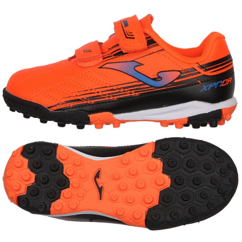 Chaussures de football Joma XPander 2238 Tf Jr XPJW2238TFV orange oranges et rouges Chaussures de football Joma XPander 2238 Tf Jr XPJW2238TFV orange oranges et rouges