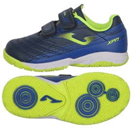 Chaussures de foot Joma XPander 2203 In Jr XPJW2203INV vert bleu Chaussures de foot Joma XPander 2203 In Jr XPJW2203INV vert bleu