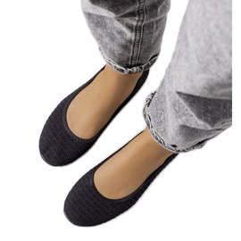 Ballerines ajourées Holmen noires le noir
