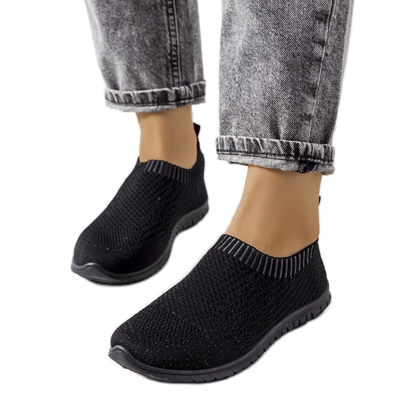 Baskets femme Sisko noires le noir