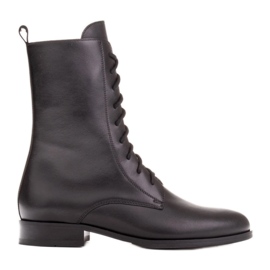 Marco Shoes Bottines classiques à talons bas noir