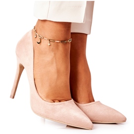 WS1 Talons Hauts Daim Beige Mélanie