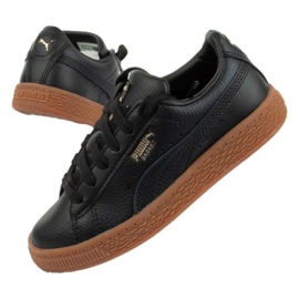 Chaussures Puma Basket Classic Gum Jr 366669 01 le noir Chaussures Puma Basket Classic Gum Jr 366669 01 le noir