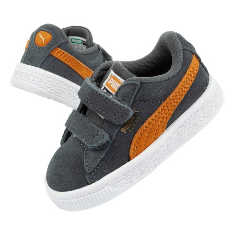 Chaussures Puma Suede Jr 365077 17 gris