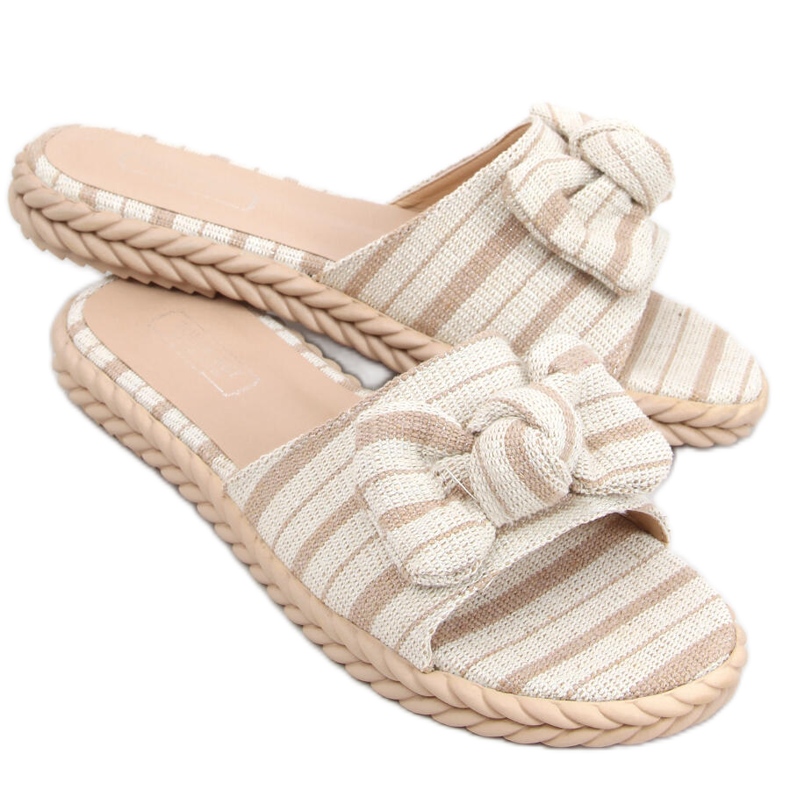 Chaussons femme Adana Abricot beige