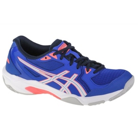 Asics Gel-Rocket 10 W 1072A056-402 chaussures de volley-ball bleu marine bleus et bleu marine
