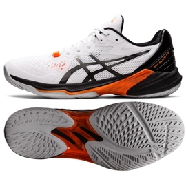 Asics Sky Elite Ff 2 M 1051A064 102 chaussures de volley-ball blanc blanc