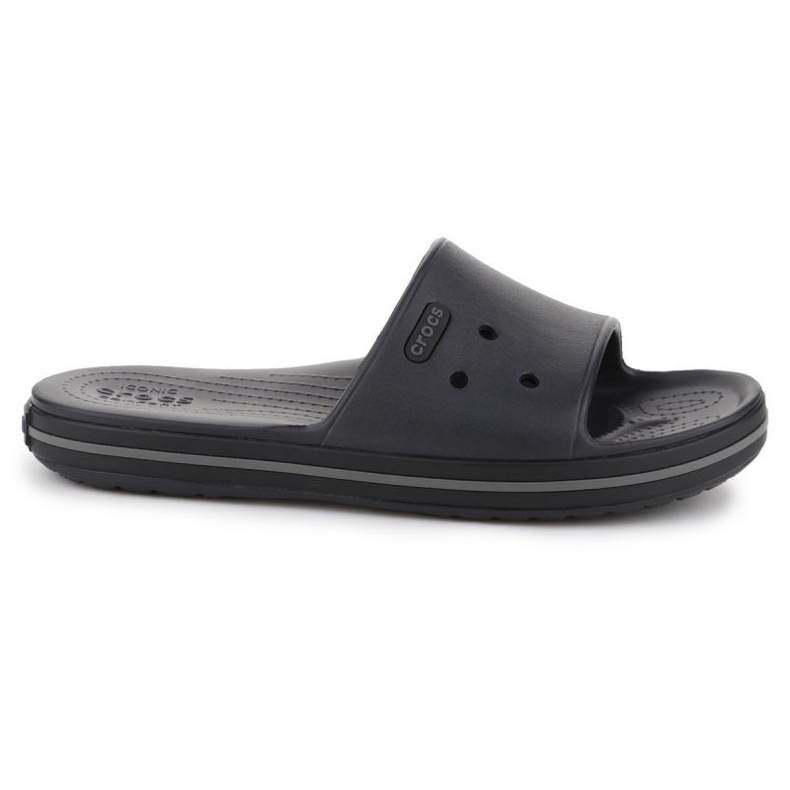 Crocs Crocband Iii Diapositive 205733-02S le noir Crocs Crocband Iii Diapositive 205733-02S le noir