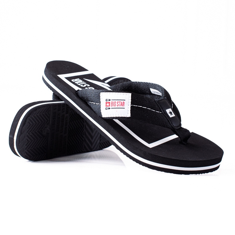 Tongs Big Star confortables le noir