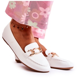 PG1 Mocassins à décor Millario blanc