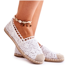 PH1 Espadrilles Letisa Ajourées Femme Blanches