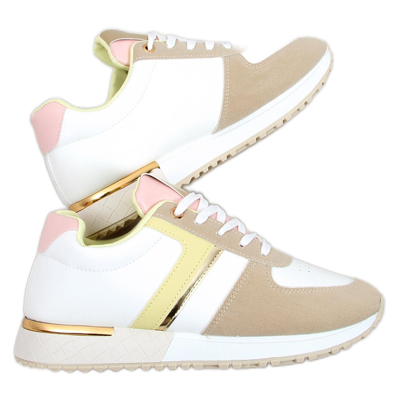 Chaussures de sport pour femme Grass Beige multicolore