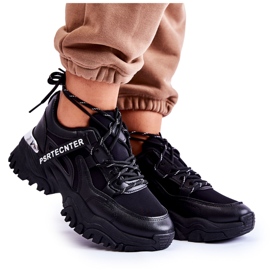 PS1 Baskets pour femmes Chaussures de sport Noir Sheron