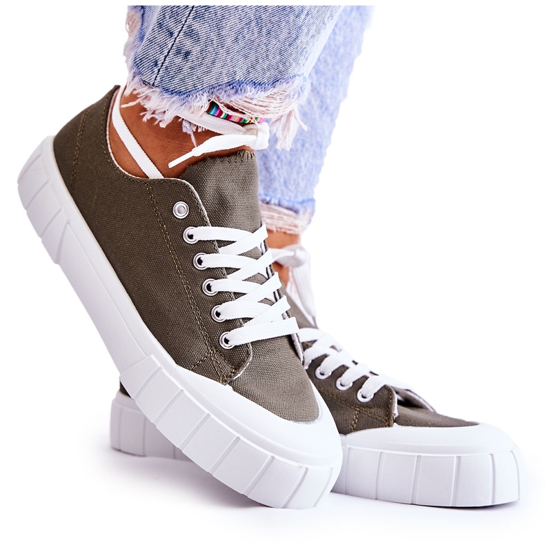 PS1 Espadrilles à plateforme kaki Comes femme vert PS1 Espadrilles à plateforme kaki Comes femme vert