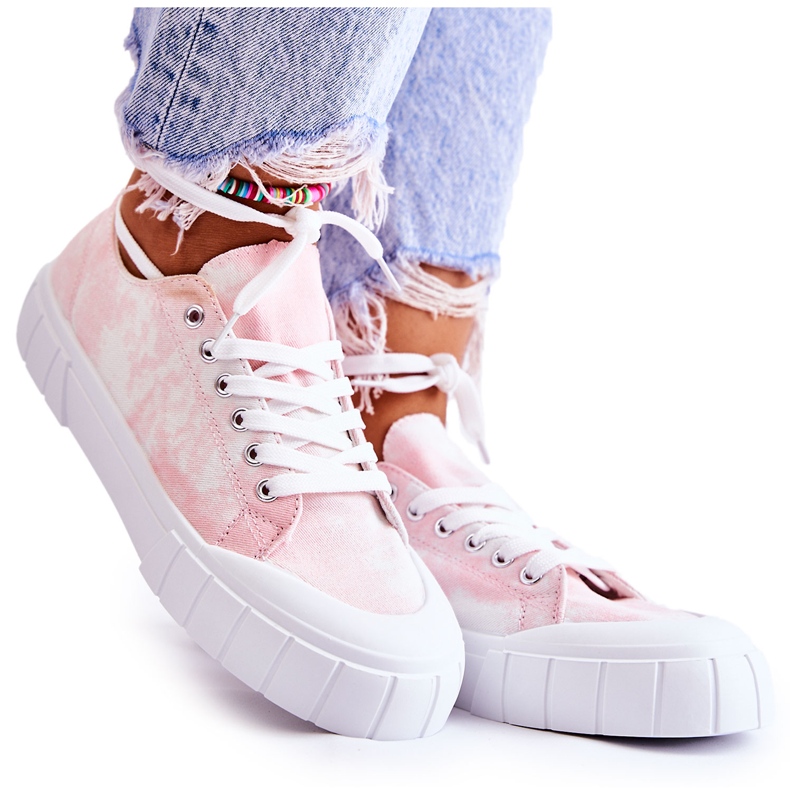 PS1 Baskets pour femmes sur la plate-forme Pink Comes rose