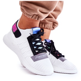 Chaussures de sport pour femmes Baskets à enfiler Blanc Klayra