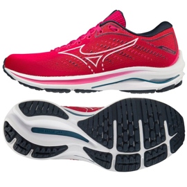 Chaussures de course Mizuno Wave Rider 25 J1GD210303 rose