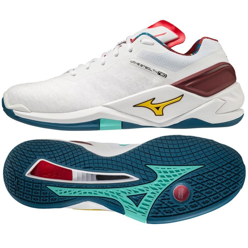 Chaussures Mizuno Wave Stealth Neo M X1GA200048 blanche blanche Chaussures Mizuno Wave Stealth Neo M X1GA200048 blanche blanche