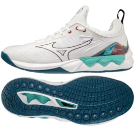 Mizuno Wave Luminous 2 M V1GA212048 chaussures de volley-ball blanche blanche