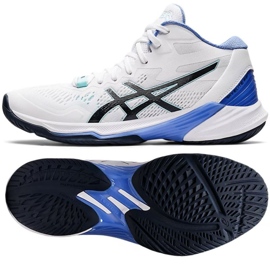 Asics Sky Elite Ff Mt 2 W 1052A054 101 chaussures de volley-ball blanc blanc