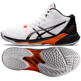 Asics Sky Elite Ff Mt 2 M 1051A065 102 chaussures de volley-ball blanche blanche Asics Sky Elite Ff Mt 2 M 1051A065 102 chaussures de volley-ball blanche blanche