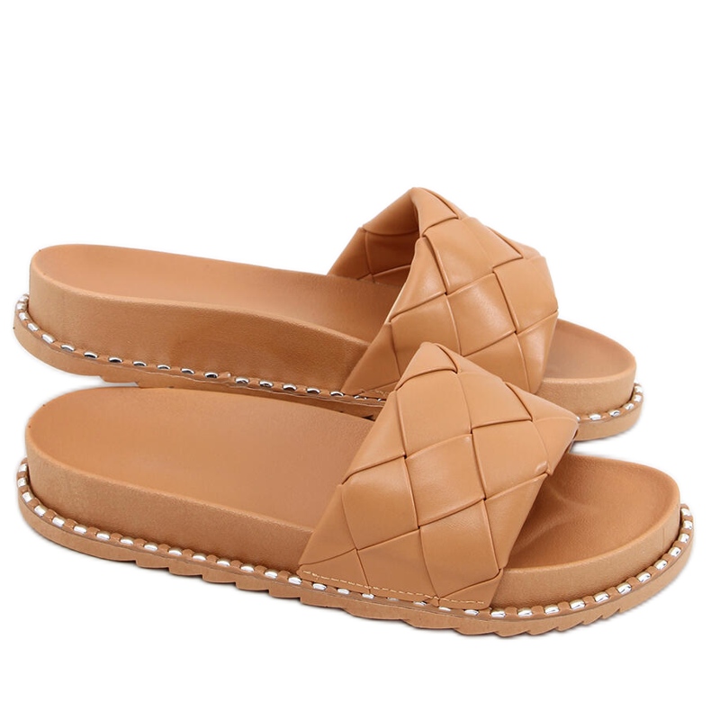 Chaussons femme Sunny Kaki beige