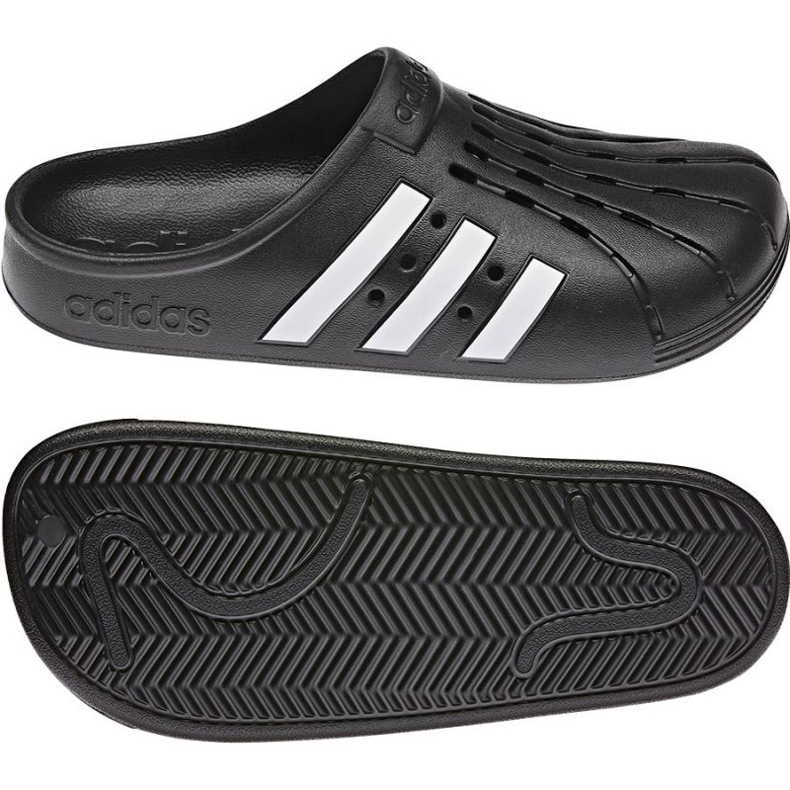 Chaussons Adidas Adilette Clog GZ5886 le noir Chaussons Adidas Adilette Clog GZ5886 le noir