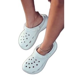 FS1 Chaussons Mousse Femme Crooks' Blanc Coline