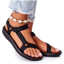 Sandales de sport pour femmes noires le noir Sandales de sport pour femmes noires le noir