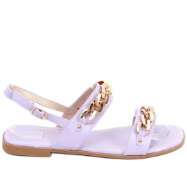 Sandales à chaînes India Violet Sandales à chaînes India Violet