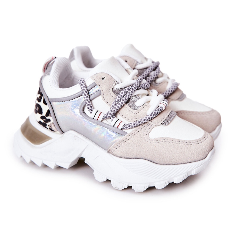 FR1 Chaussures de sport pour enfants Baskets Blanc Rommie blanche multicolore