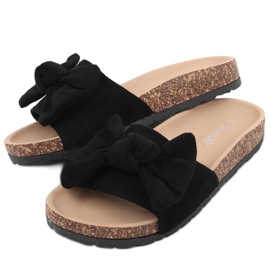 Kiara Claquettes en liège noir le noir Kiara Claquettes en liège noir le noir