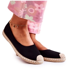 Espadrilles Classiques en Daim pour Femme Noir Calabria