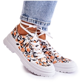 PS1 Baskets basses Tied In White Amissa Fruit blanc